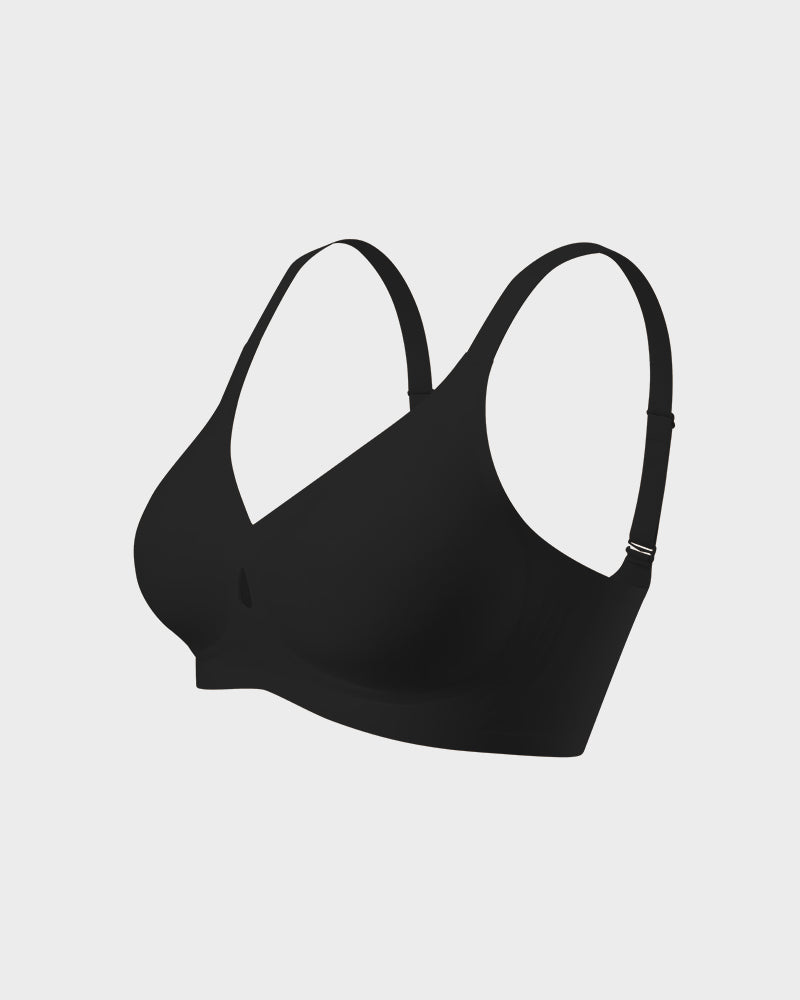 Invisible Jelly Lift Bra with Breathable Water Drop Hollow