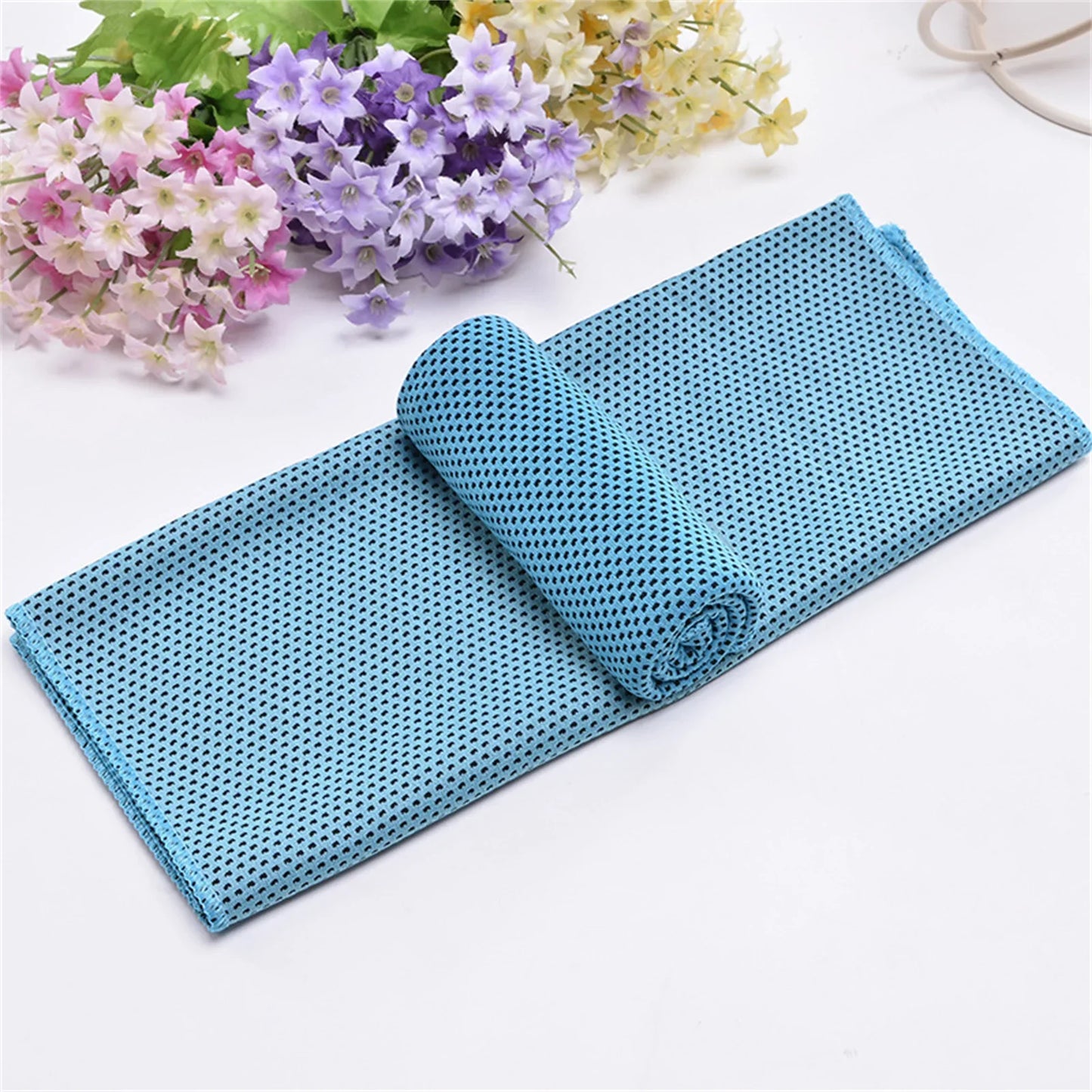 Cooling Towel Instant Relief Microfiber Cool Towels Chilling Neck Wrap for Sports Fitness Camping Cycling Hiking Unisex