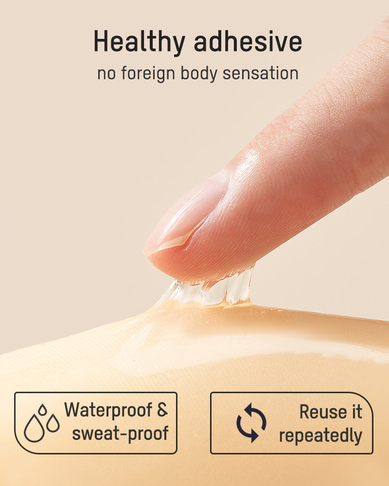 Front Closure Adhesive Invisible Push-Up Bra(2 Pairs)