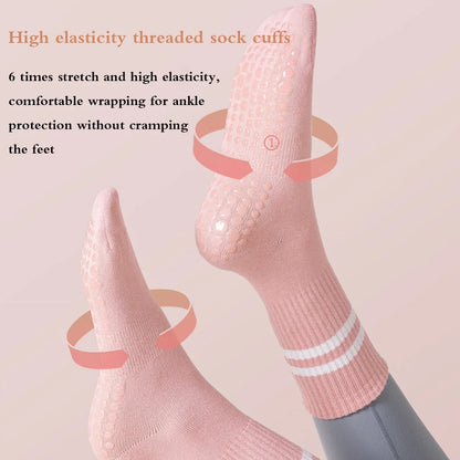 Pilates Socks with Grips for Women