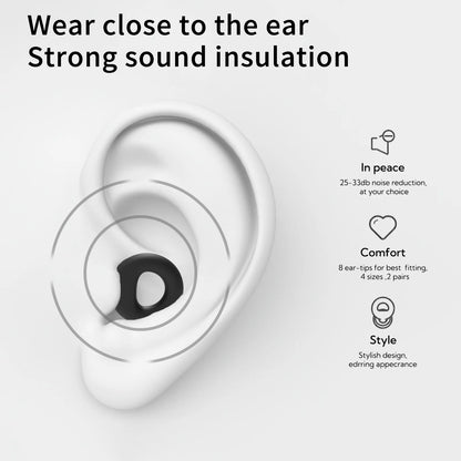 Reusable Silicone Earplugs — Sleep & Swimming, Noise‑Reducing